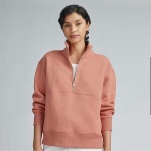Everlane ReTrack Half-Zip Sweatshirt